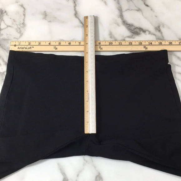 Eileen Fisher Black Ponte Knit Straight Slim Pants Womens 4 Minimalist - Picture 5 of 8